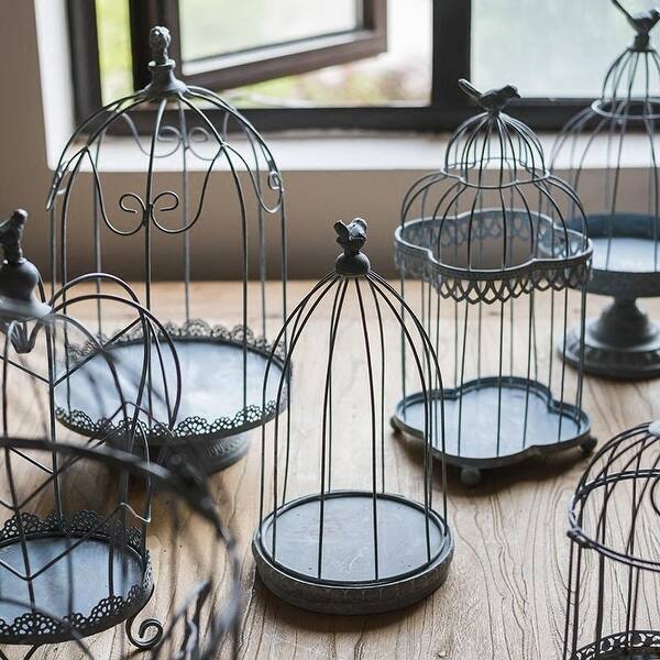Shop Rusticreach Decorative Bird Cage Iron Cage In Various Styles