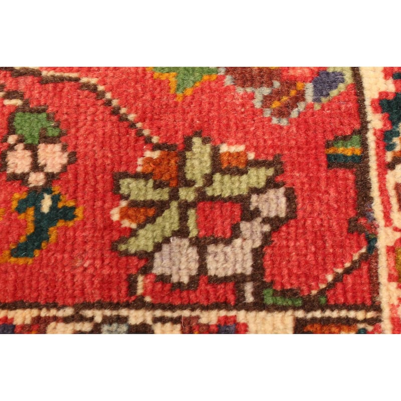 ECARPETGALLERY Hand-knotted Antalya Vintage Red Wool Rug - 4'9 x 6'6