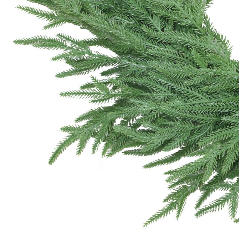 Norfolk Pine Artificial Christmas Wreath - 2' - Unlit