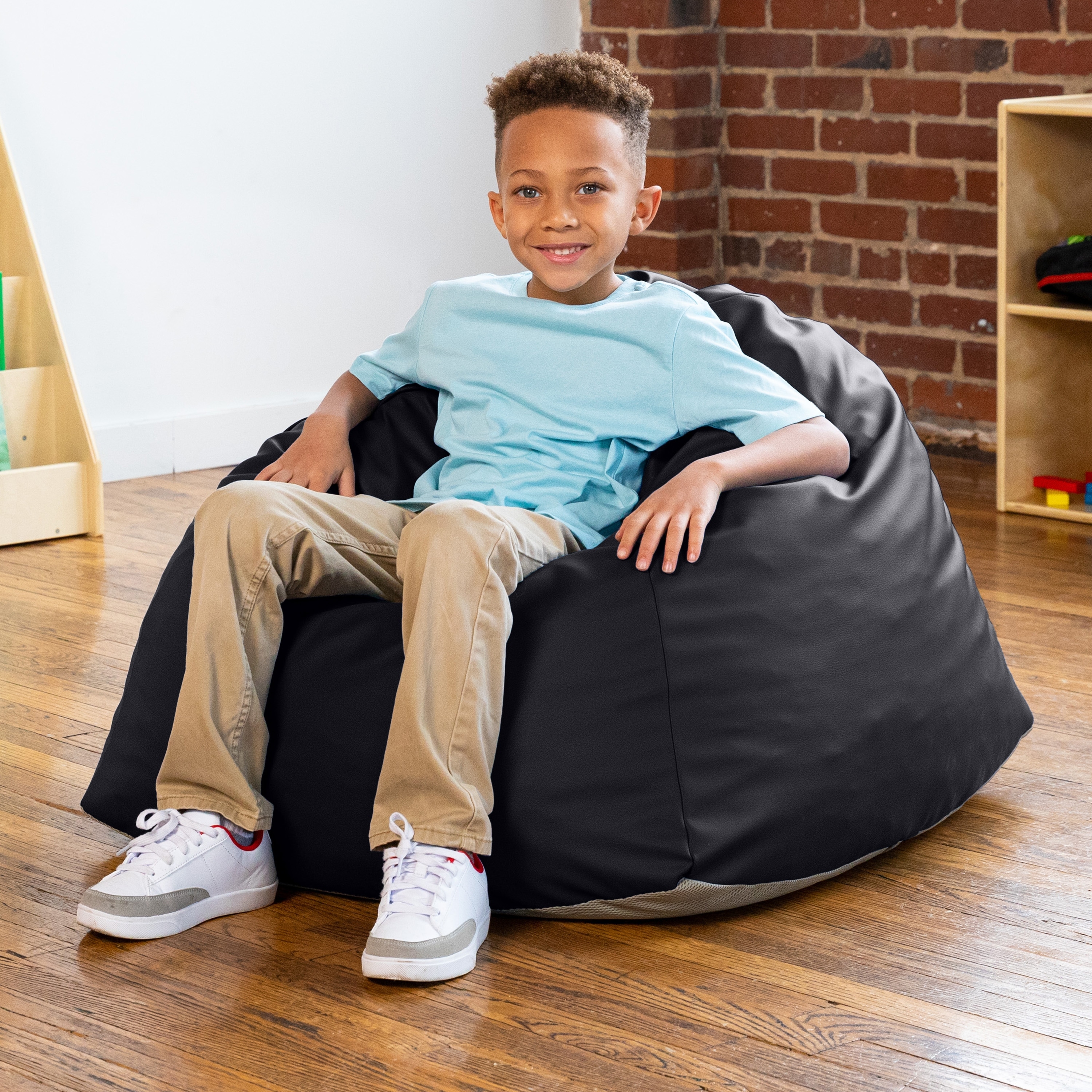 Vinyl kids store bean bag chairs