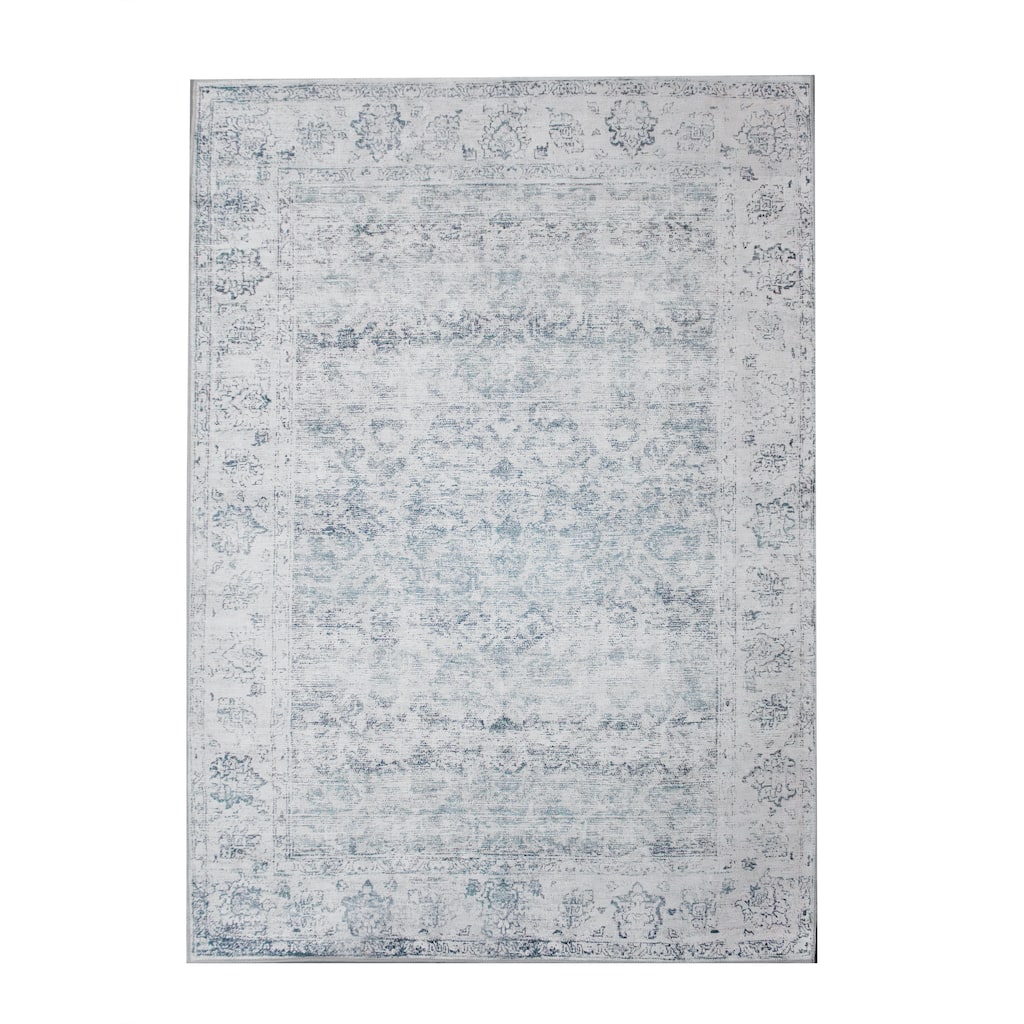 Chloe 10' X 13'1" ft Handwoven Indoor Rug, Blue/Grey - 10' X 13'1" ft