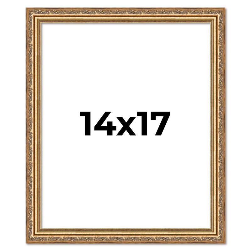 14x17 Frame Red Solid Wood Picture Frame Width 1.75 Inches | Interior Frame Depth 1 13/16 Inches