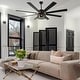 preview thumbnail 2 of 11, Chichoice 72" Farmhouse Large Ceiling Fan with Lights and Remote, 8-Blade 6 Speeds DC Motor Caged Ceiling Fan for Large Room