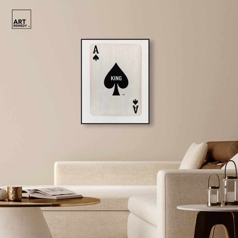 King of Spades Canvas by Art Remedy