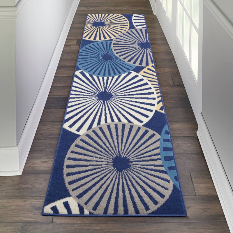 Nourison Grafix Modern Geometric Area Rug