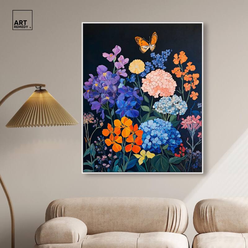 Twilight Blossoms I Canvas by Art Remedy