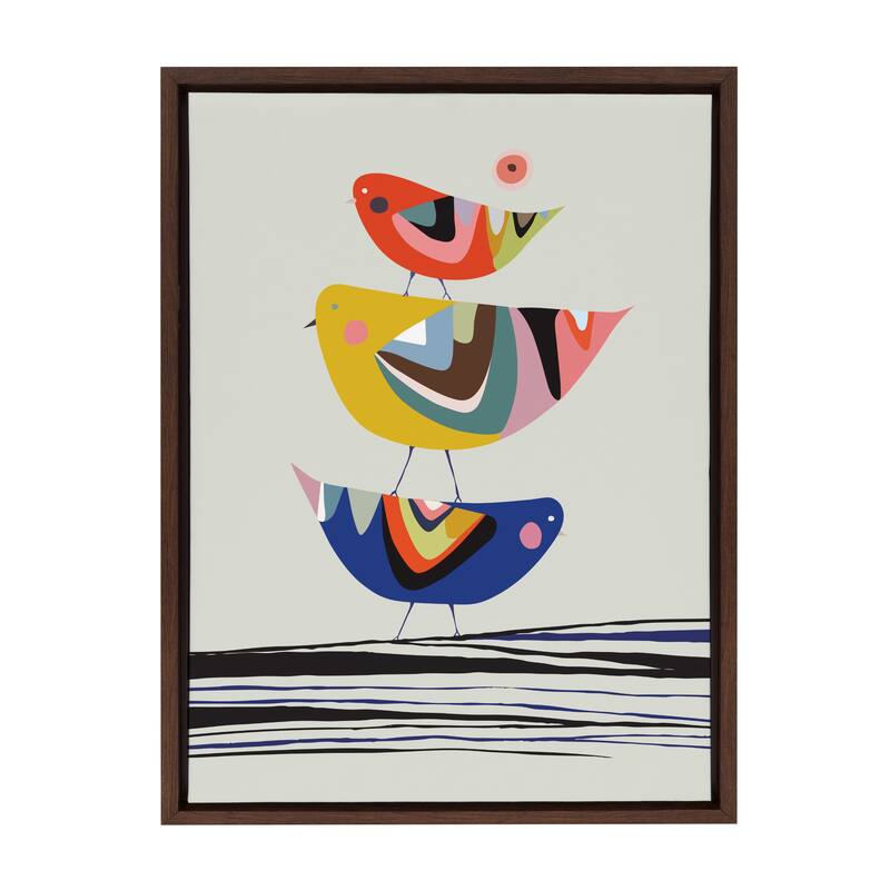 Kate and Laurel Sylvie The Family Tree Framed Canvas By Rachel Lee