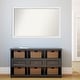 preview thumbnail 112 of 190, Wall Mirror Choose Your Custom Size - Extra Large, Blanco White Wood