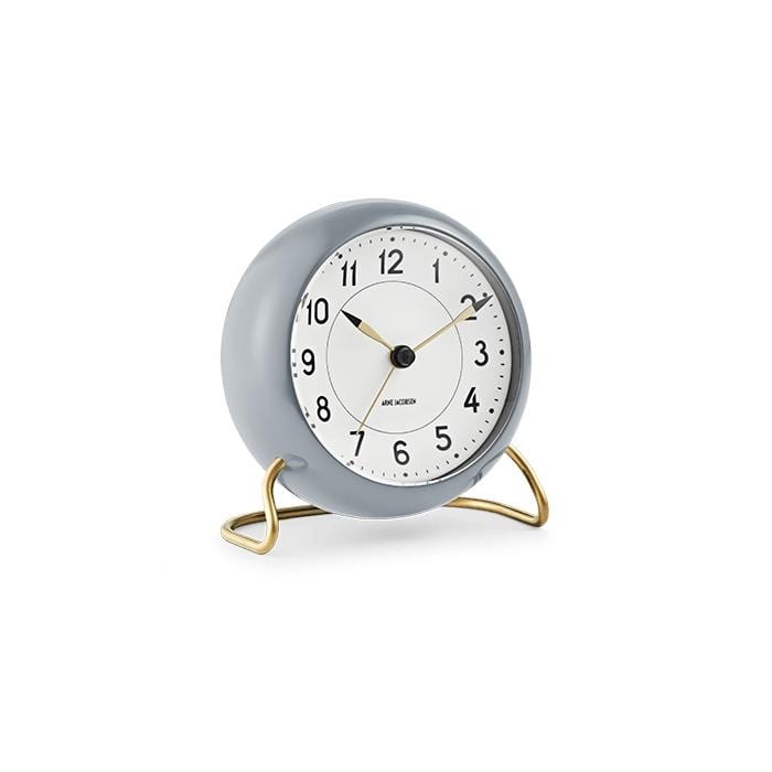 Arne Jacobsen Station Table Clock, Ø: 4.3"