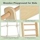 preview thumbnail 21 of 20, Costway Indoor Playground Climbing Gym Kids Wooden 8 in 1 Climber - See Details