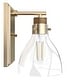 preview thumbnail 8 of 12, Hunter Van Nuys 1-Light Wall Sconce - Damp Rated - Bathroom, Laundry, Hallway - Transitional, Vintage, Industrial