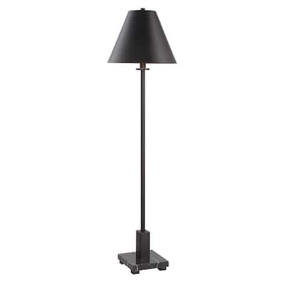 Uttermost Pilot Black Buffet Lamp - 10 W x 36.5 H x 10 D (inches)