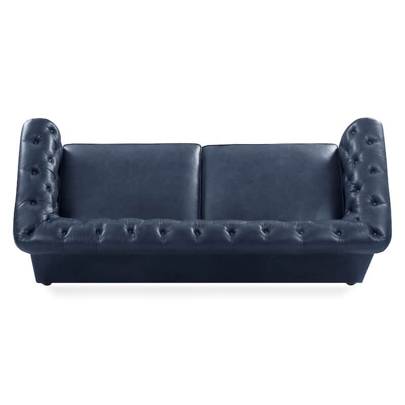 Poly & Bark Lyon 87" Sofa - Full Grain Genuine Italian Leather