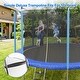 preview thumbnail 14 of 14, 10FT Trampoline, Recreational Trampolines with Enclosure Net and Ladder