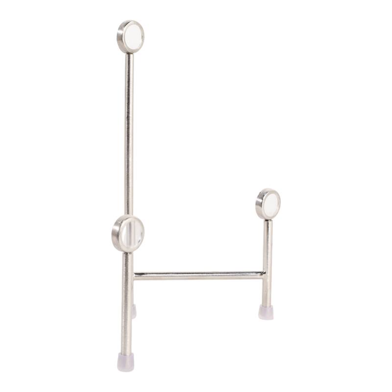 Stylish Metal and Acrylic Easel Stand Decorative Object
