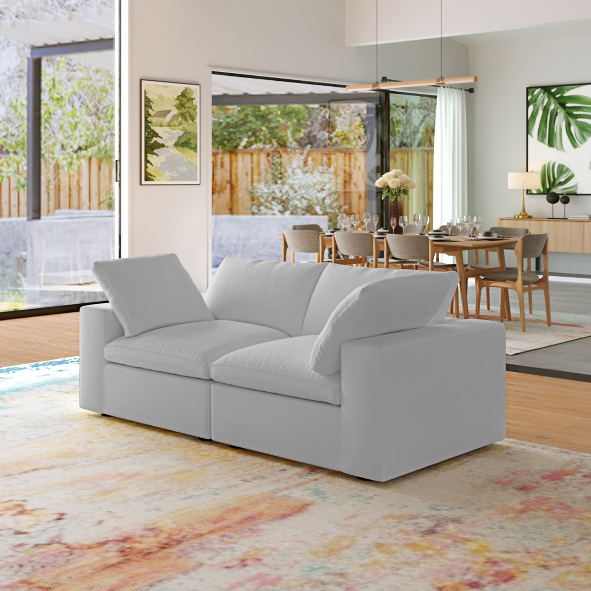 Overstuffed couches online for sale