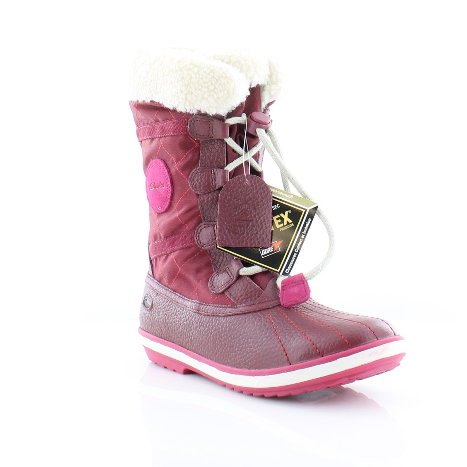 clarks girls snow boots