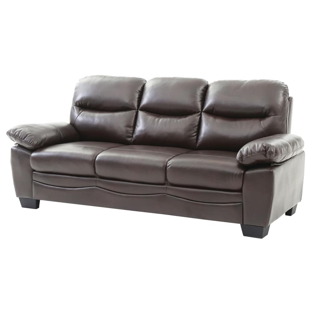 Marta Faux Leather Sofa