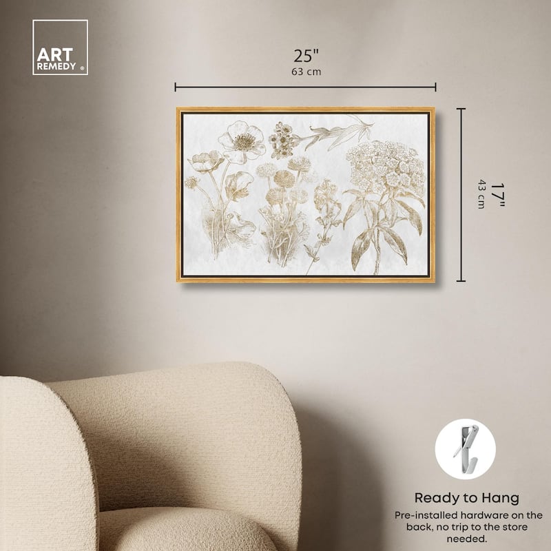 Floral Selection Canvas by Art Remedy