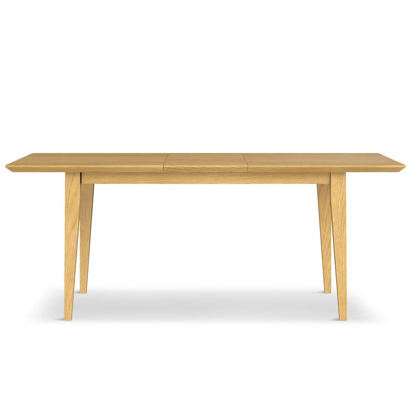WyndenHall Fairway Extendable Dining Table in Oak - 76 inches wide