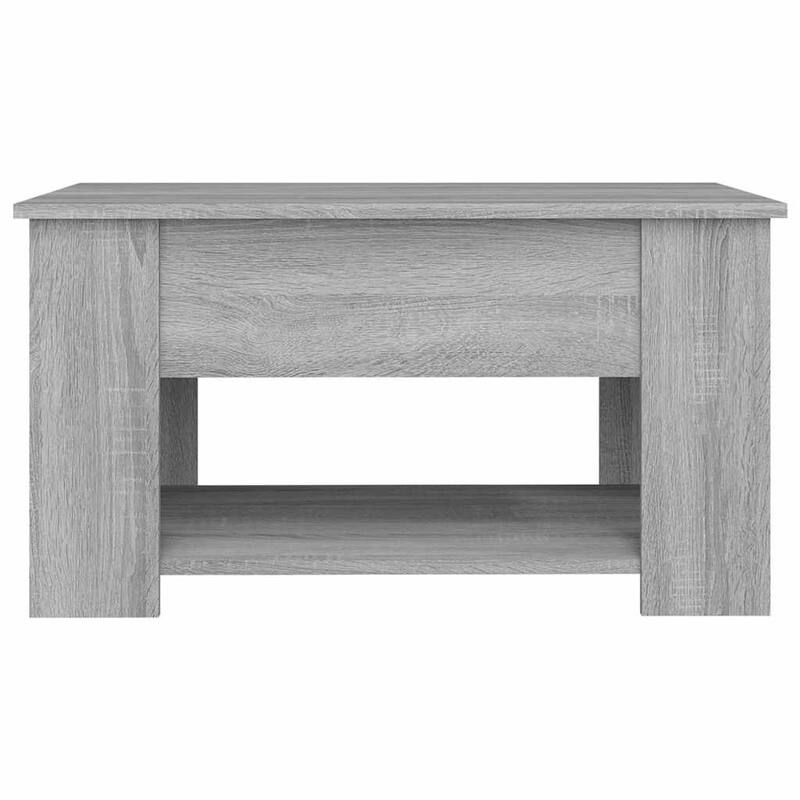 vidaXL Coffee Table Lift Top End Table Accent Side Sofa Table Engineered Wood - 31.1" x 19.3" x 16.1"