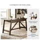 preview thumbnail 4 of 4, Signature Design by Ashley Baldridge Brown Home Office Desk
