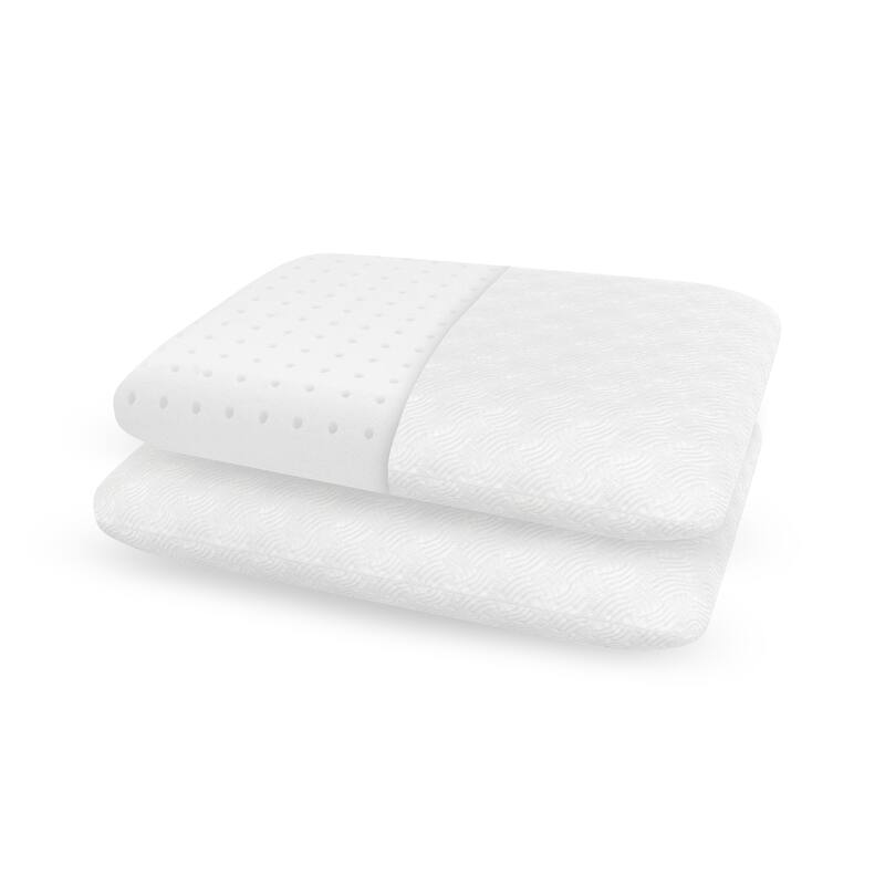 Bodipedic Classics Conventional Memory Foam Bed Pillow - White