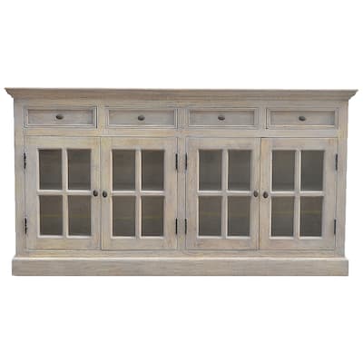 Stone Acid Wash Glazed Sideboard