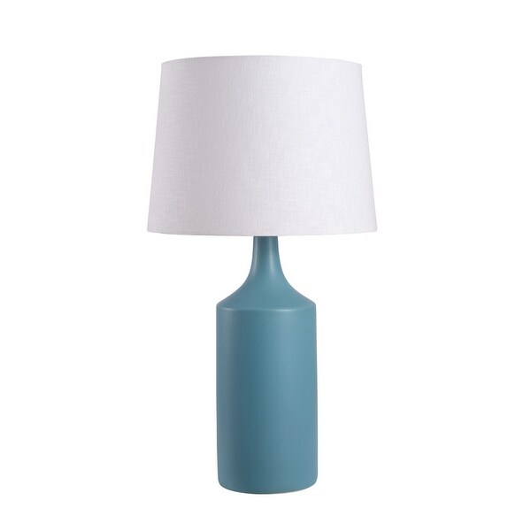teal ceramic table lamp