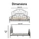 preview thumbnail 3 of 24, Elle Decor Astrid Modern Bed With Metal Headboard and Footboard, Requires No Box Spring