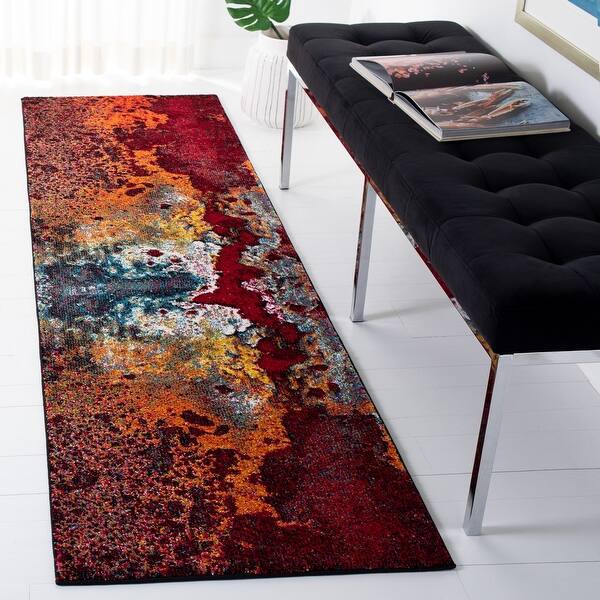 Shop Safavieh Glacier Liliana Watercolor Modern Abstract Rug On