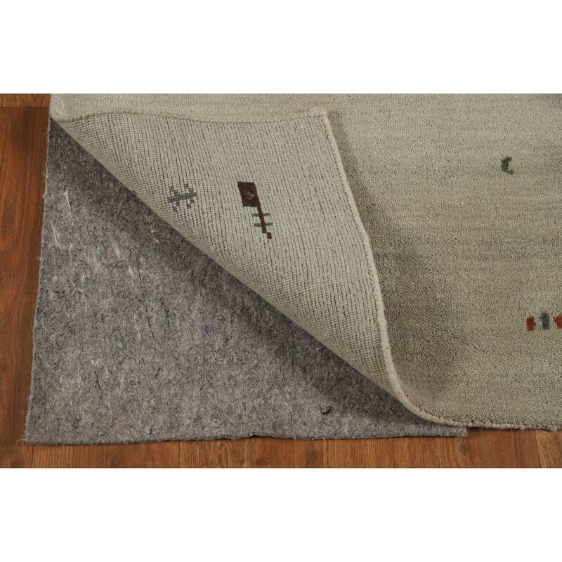 Tribal Gabbeh Indian Runner Rug Handmade Wool Carpet - 2'7" x 11'5"