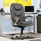preview thumbnail 17 of 56, Serta Amplify Executive Office Chair with Padded Arms, Faux Leather and Mesh