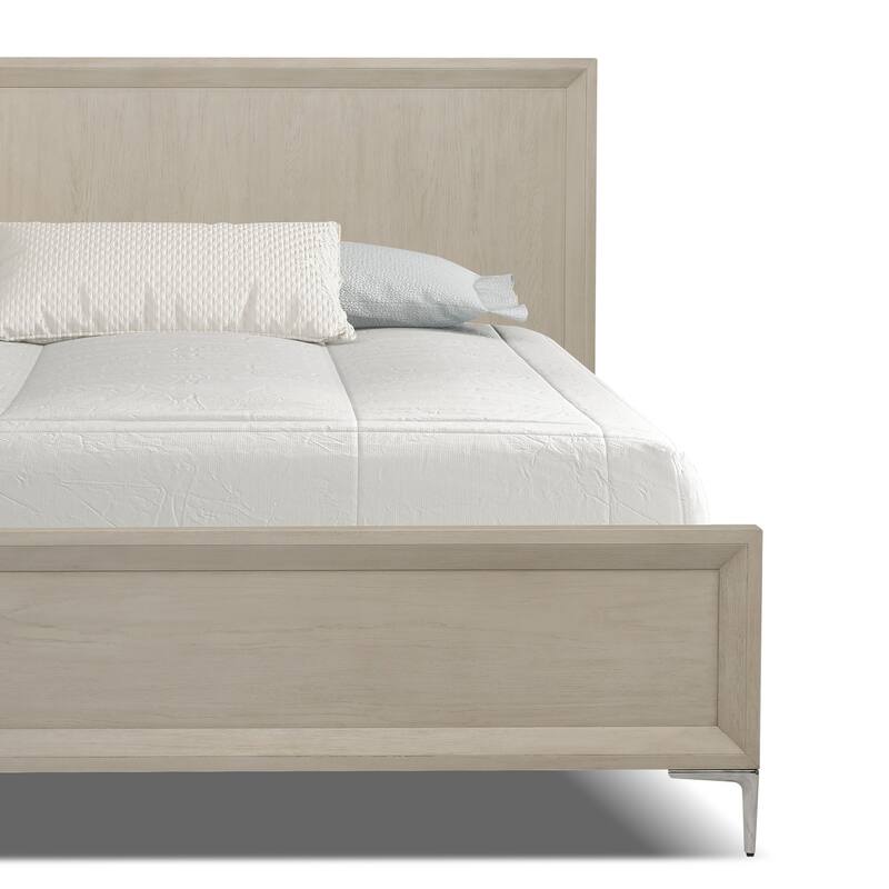 Furniture of America Fable Modern Solid Wood Panel Bed