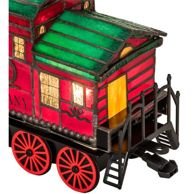Meyda Tiffany 222395 Train Caboose 2 Light 9" Tall Novelty Specialty