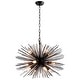 preview thumbnail 2 of 3, 12 Light Sputnik Chandelier in Black finish
