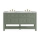 preview thumbnail 42 of 45, Breckenridge 60" Double Vanity, Smokey Celadon - 60D