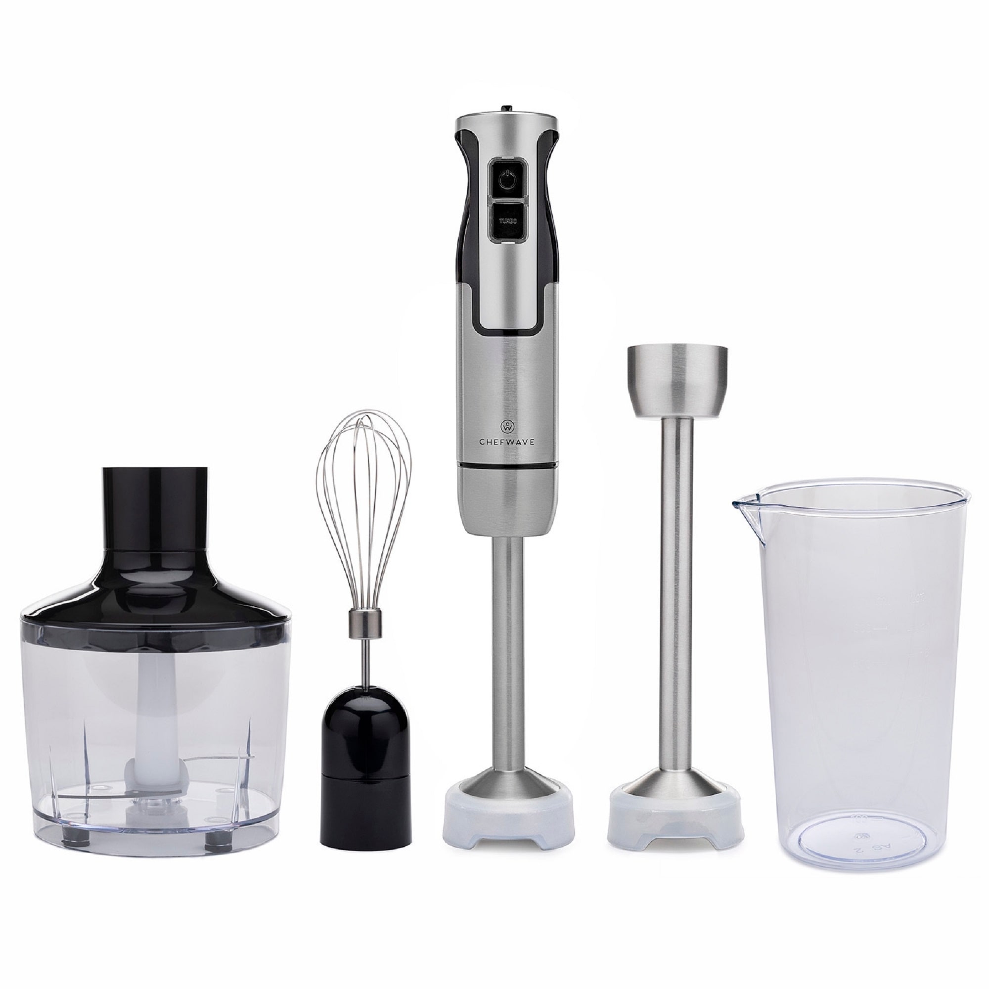 ChefWave 9-Speed Immersion Hand Blender with Various Attachments - - -