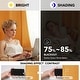 preview thumbnail 19 of 82, Deconovo 2-Pack Thermal Room Darkening Rod Pocket Curtains