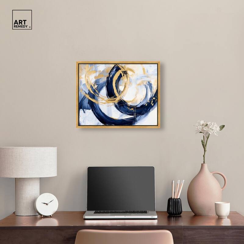 Bold Whirl I Canvas by Art Remedy