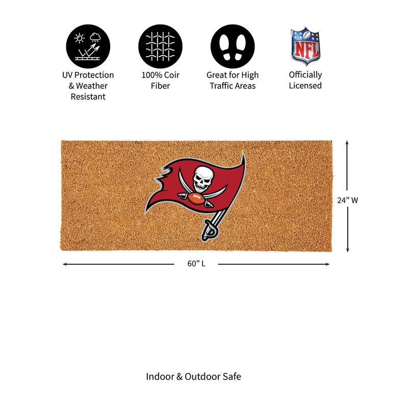 Tampa Bay Buccaneers Full Color Indoor/Outdoor Coir Mat