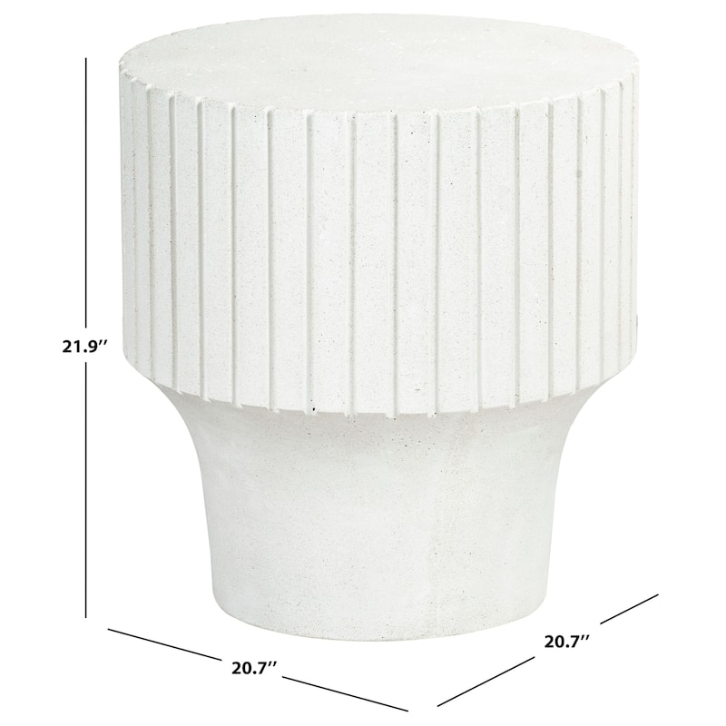 SAFAVIEH Couture Einstein Round Accent Table - 21"W x 21"D x 22"H
