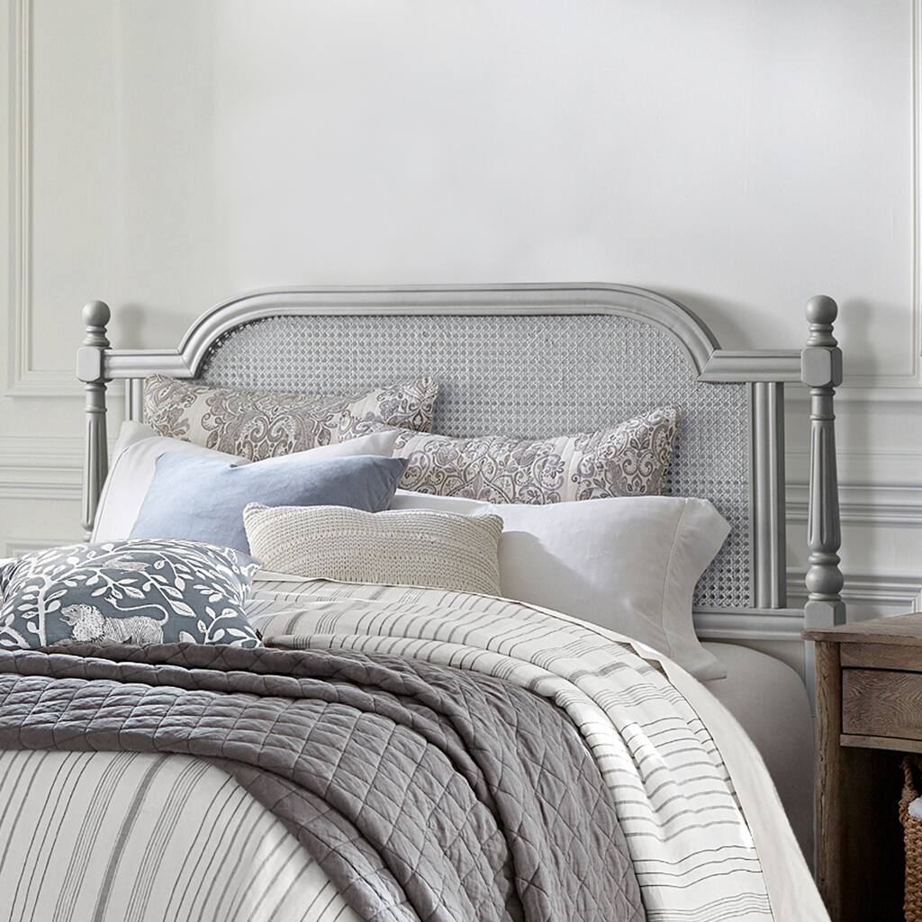 Hillsdale Furniture Melanie French Country Wood and Cane Headboard