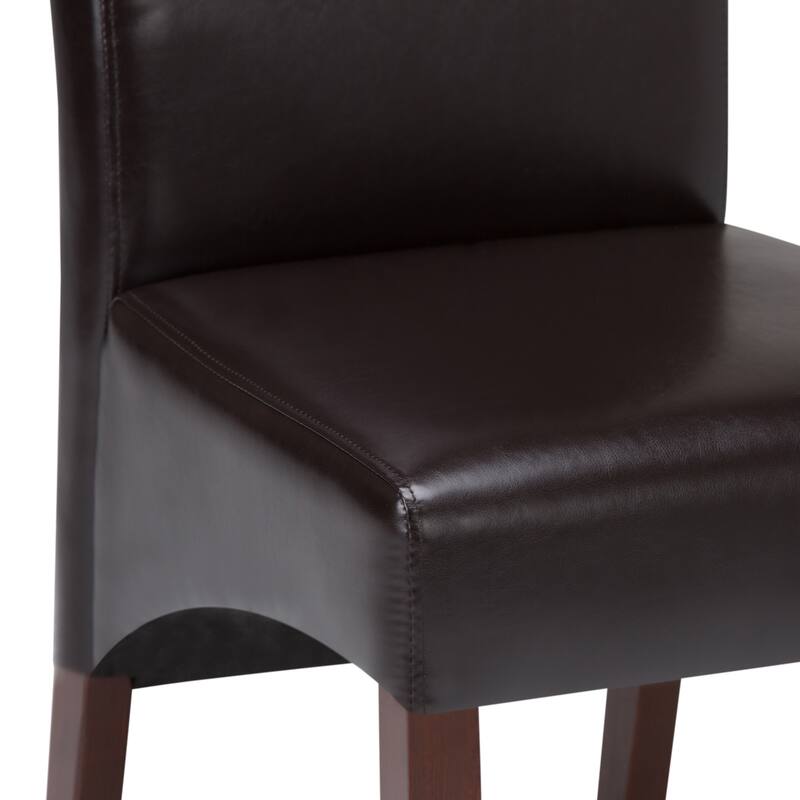 WYNDENHALL Franklin Transitional Deluxe Parson Dining Chair (Set of 2) - 17.7"w x 19.7"d x 40.2"h