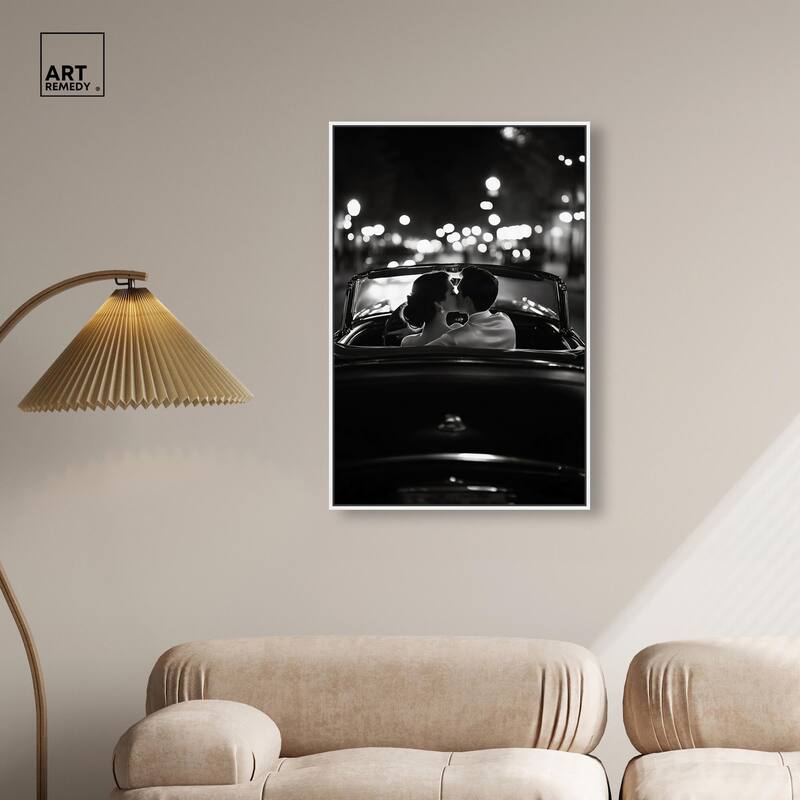 Kiss Me in the Moonlight II Canvas by Art Remedy