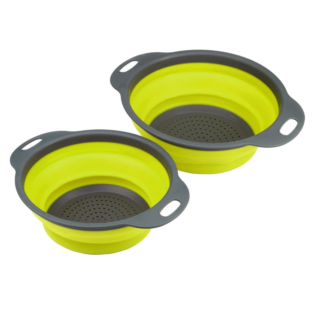 collapsible silicone colander