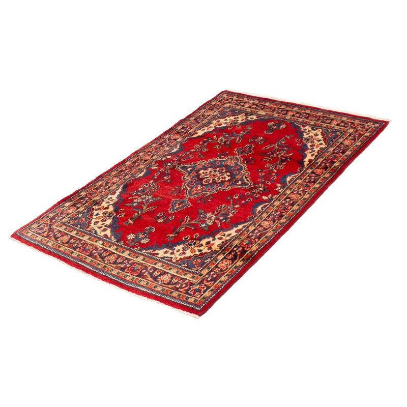 Andelz Red Rug 4'2" x 7'0" - 4'2 x 7'0