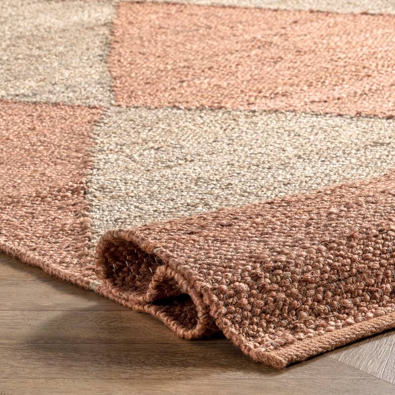Nuloom Pandora Diamond Jute Area Rug