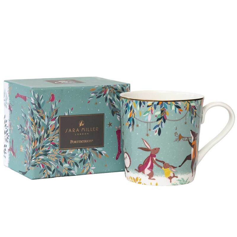 Portmeirion Sara Miller Woodland Tales Mug, Skaters