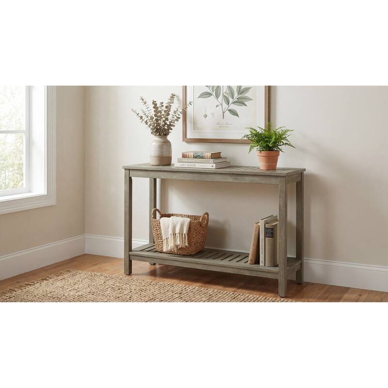 DTY Outdoor Living Longs Peak Eucalyptus Console Table